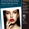 Archival Matte Paper, DIN A3, 189g/m2, 50 Sheets
