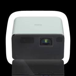 EF-21G, Mini projecteur laser, 1 000 lumens, Affichage jusqu’à 150 pouces, Google TV™ et haut-parleur Bluetooth, Portable