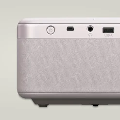 EF-21G, Mini projecteur laser, 1 000 lumens, Affichage jusqu’à 150 pouces, Google TV™ et haut-parleur Bluetooth, Portable