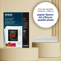 Epson A4 Photo Quality Inkjet Paper 102gsm, 100 sheets