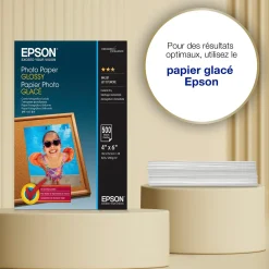 Epson Glossy Photo Paper (100 x 150mm), 200gsm, 500 sheets