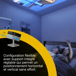 Epson Lifestudio Flex Plus EF-72, Projecteur Smart TV Portable 4K PRO-UHD, 3LCD x RGB-LED, Sound by Bose, Google TV, Écran 150
