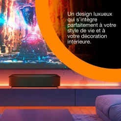 Epson Lifestudio Grand Plus EH-LS970B, noir métallique, projecteur laser intelligent à ultracourte focale, résolution home cinéma 4K, Sound by Bose, Google TV