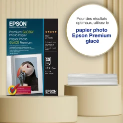 Epson Premium Glossy Photo Paper (130 x 180mm), 255gsm, 30 sheets