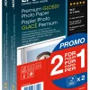 Epson Premium Glossy Photo Paper (100 x 150mm), 255gsm, 80 sheets