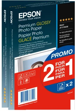 Epson Premium Glossy Photo Paper (100 x 150mm), 255gsm, 80 sheets