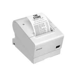 Epson TM-T88VII (151A0): USB, Ethernet, Fixed Interface, PS, UK, White