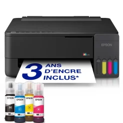 Imprimante A4 Wi-Fi et AirPrint EcoTank ET-1910 équipée de réservoirs d’encre, avec jusqu’à 3 ans d’encre inclus