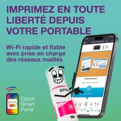 Imprimante A4 Wi-Fi et AirPrint EcoTank ET-1910 équipée de réservoirs d’encre, avec jusqu’à 3 ans d’encre inclus