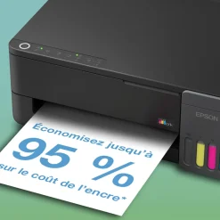 Imprimante A4 Wi-Fi et AirPrint EcoTank ET-1910 équipée de réservoirs d’encre, avec jusqu’à 3 ans d’encre inclus