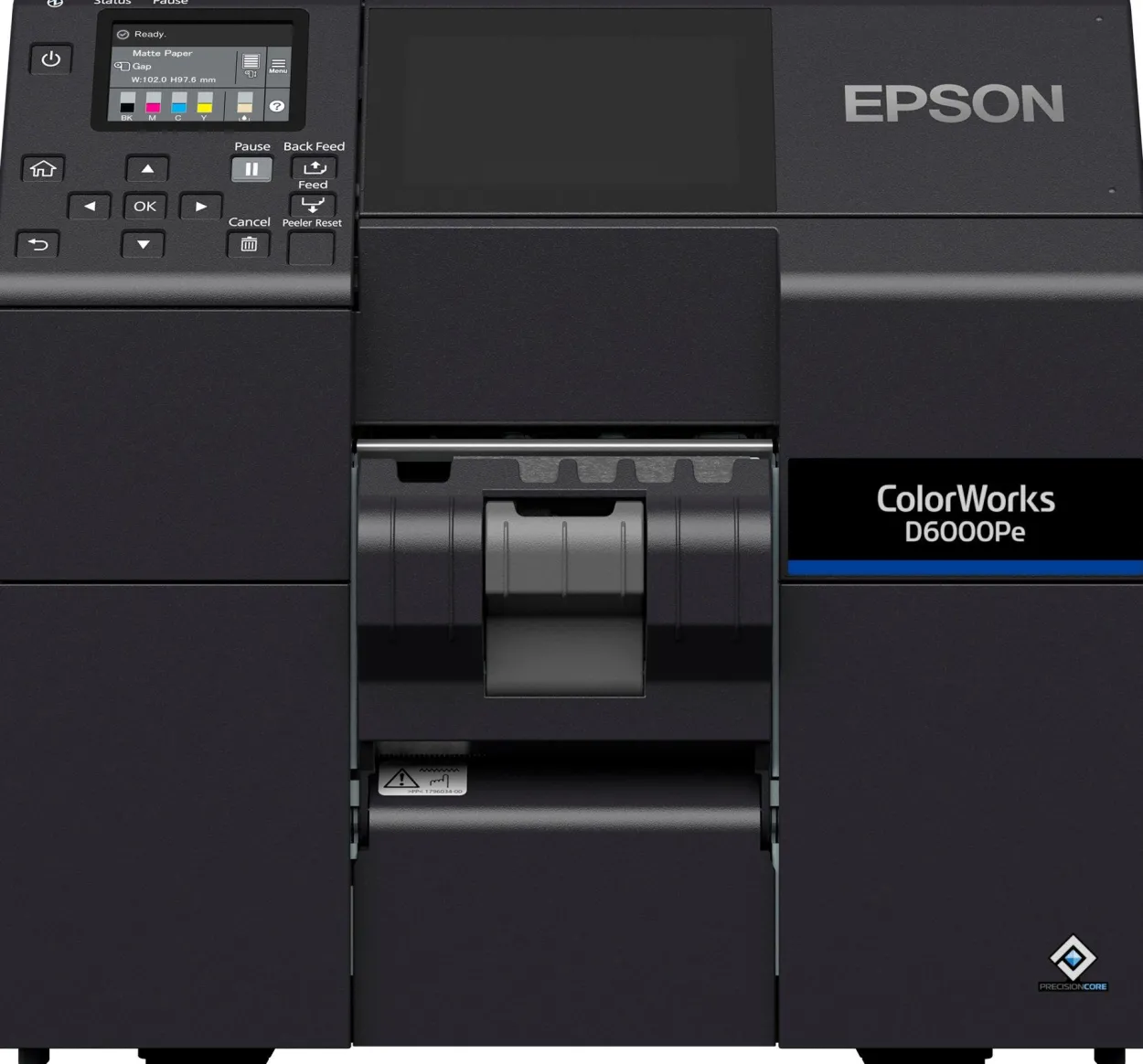 Imprimante d’étiquettes à encre à base de colorants ColorWorks CW-D6000Pe, étiquettes de 50 à 112 mm de large