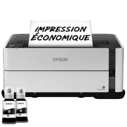 Imprimante monochrome A4 EcoTank ET-M1170 avec réservoir d’encre et Wi-Fi