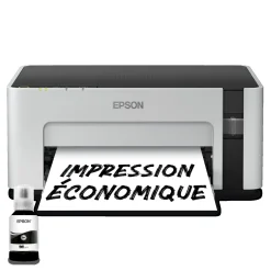 Imprimante monochrome A4 EcoTank ET-M1120 avec réservoir d’encre et Wi-Fi