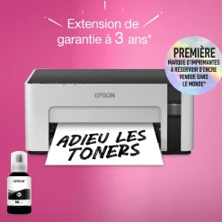 Imprimante monochrome A4 EcoTank ET-M1120 avec réservoir d’encre et Wi-Fi