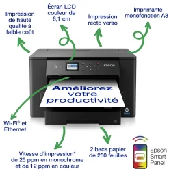 Imprimante monofonction Jet d’Encre A3+ WorkForce WF-7310DTW avec impression recto verso