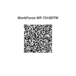 Imprimante monofonction Jet d’Encre A3+ WorkForce WF-7310DTW avec impression recto verso