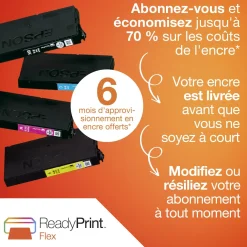 Imprimante multifonction Jet d’Encre A3 WorkForce WF-7830DTWF et 3 mois d’approvisionnement en encre offerts avec l’abonnement ReadyPrint*
