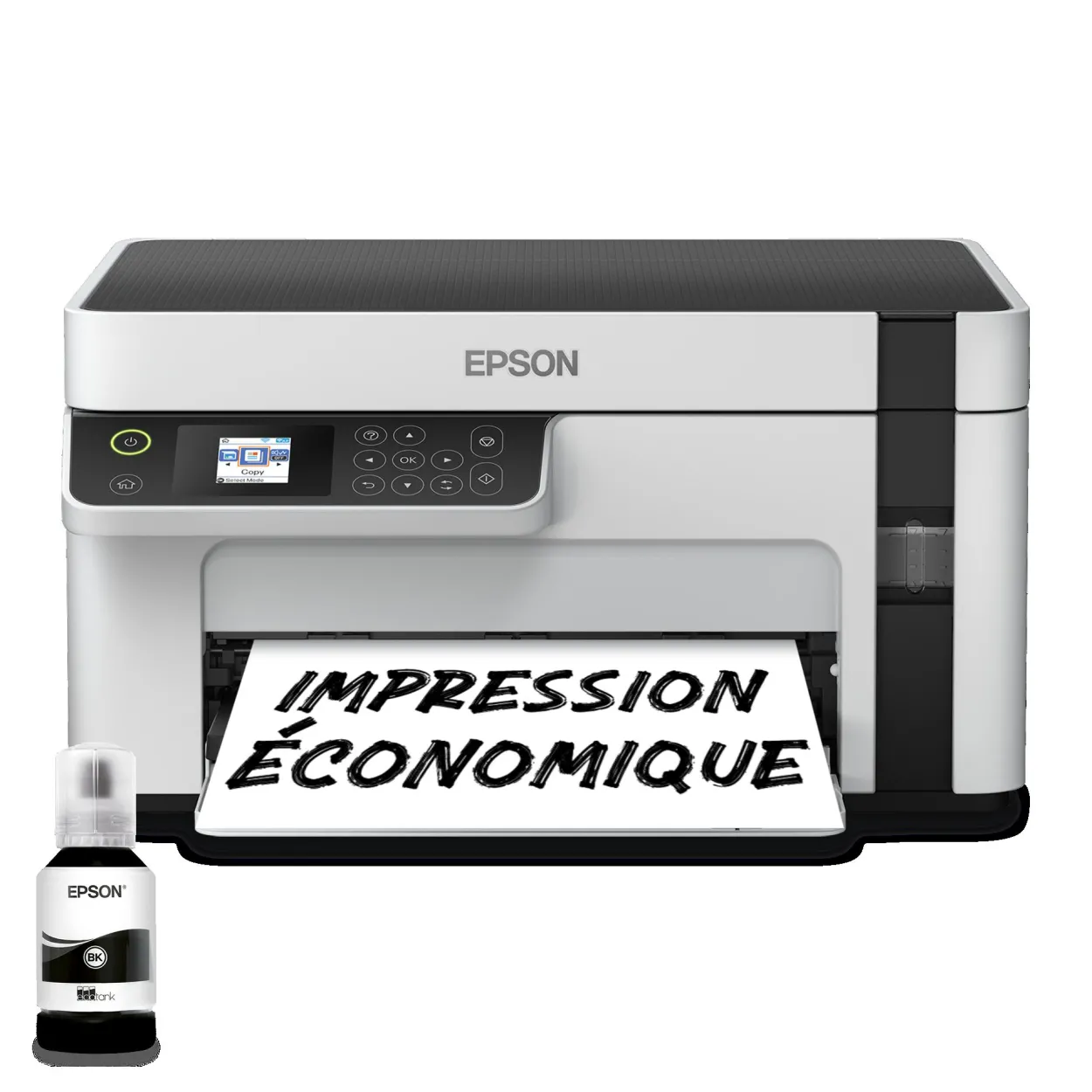 Imprimante multifonction monochrome A4 EcoTank ET-M2120 avec réservoir d’encre et Wi-Fi