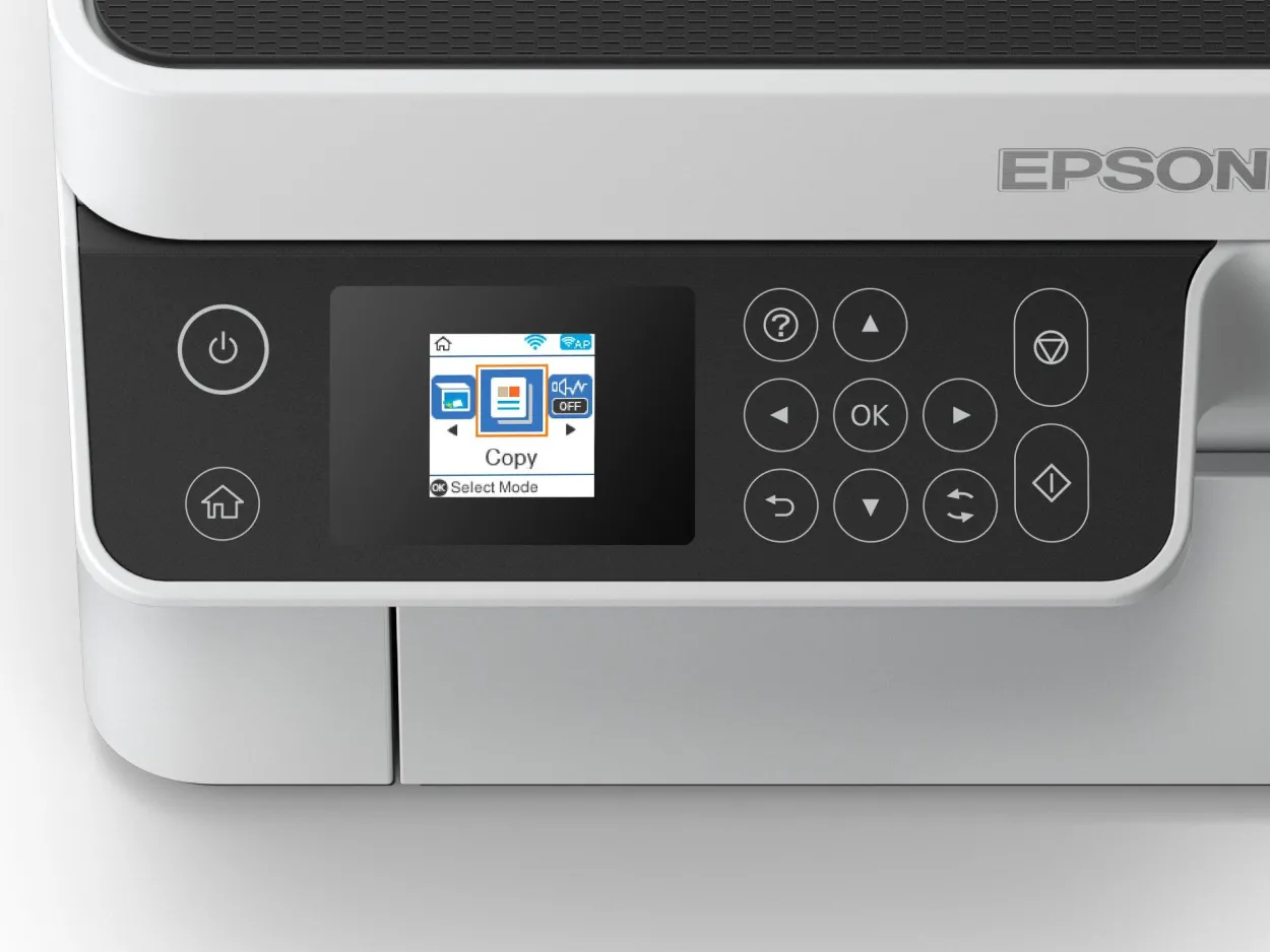Imprimante multifonction monochrome A4 EcoTank ET-M2120 avec réservoir d’encre et Wi-Fi