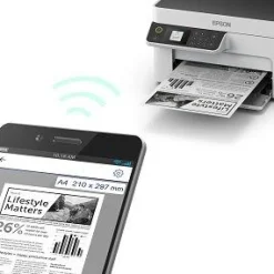 Imprimante multifonction monochrome A4 EcoTank ET-M2120 avec réservoir d’encre et Wi-Fi