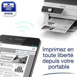 Imprimante multifonction monochrome A4 EcoTank ET-M2120 avec réservoir d’encre et Wi-Fi