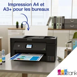 Imprimante multifonction A3+ Wi-Fi EcoTank ET-15000 équipée de réservoirs d’encre, avec jusqu’à 3 ans d’encre inclus
