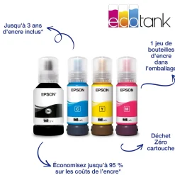 Imprimante multifonction A3+ Wi-Fi EcoTank ET-15000 équipée de réservoirs d’encre, avec jusqu’à 3 ans d’encre inclus