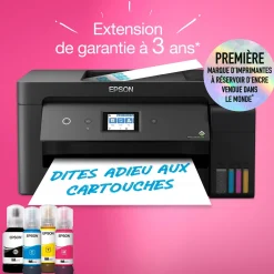 Imprimante multifonction A3+ Wi-Fi EcoTank ET-15000 équipée de réservoirs d’encre, avec jusqu’à 3 ans d’encre inclus