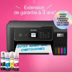 Imprimante multifonction A4 Wi-Fi EcoTank ET-2871 équipée de réservoirs d’encre, avec jusqu’à 3 ans d’encre inclus