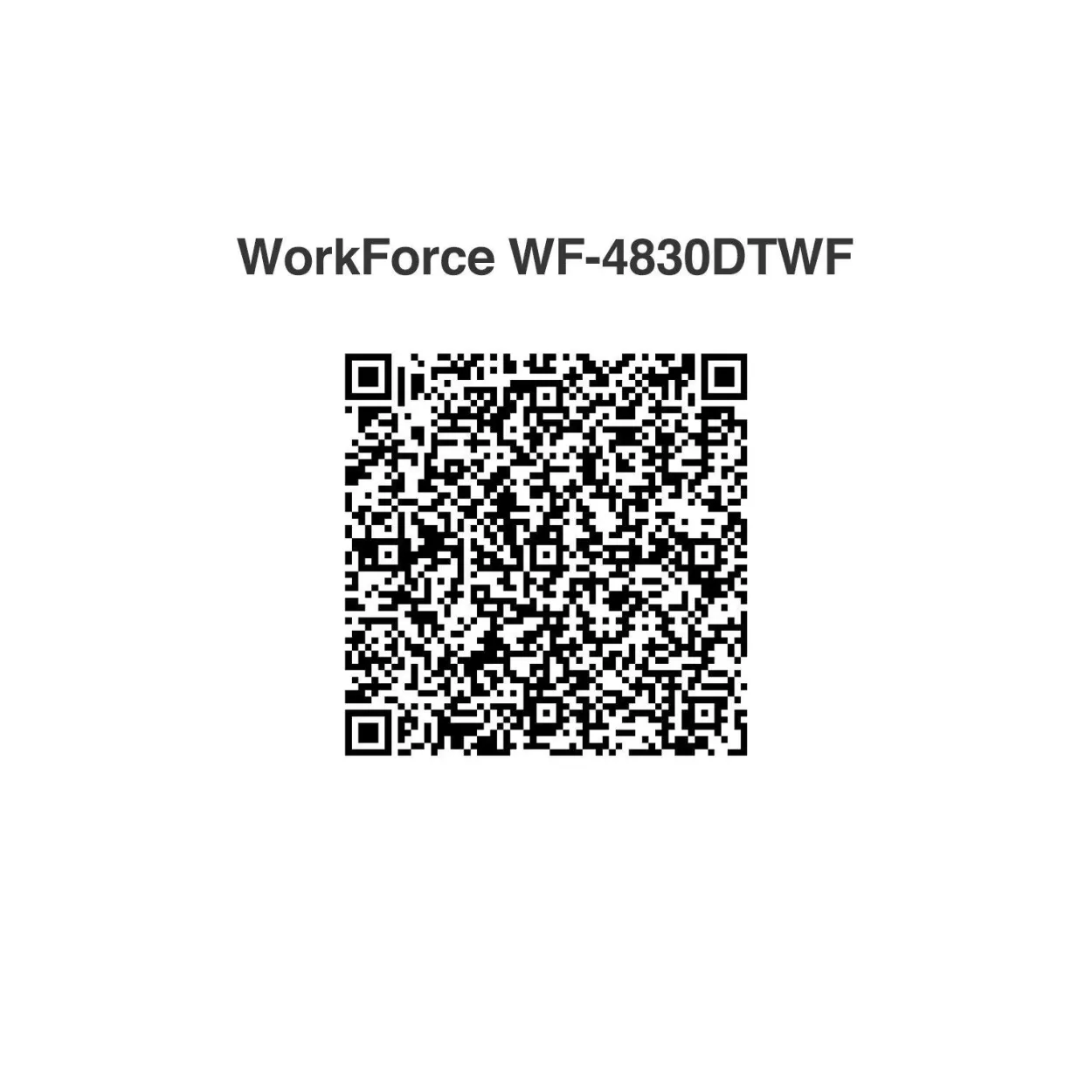 Imprimante multifonction Jet d’Encre A4 WorkForce WF-4830DTWF