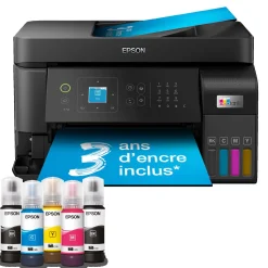 Imprimante multifonction A4 Wi-Fi EcoTank ET-4810 équipée de réservoirs d’encre, avec jusqu’à 3 ans d’encre inclus
