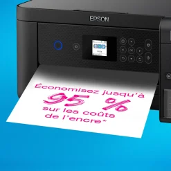 Imprimante multifonction A4 Wi-Fi EcoTank ET-2851 équipée de réservoirs d’encre, avec jusqu’à 3 ans d’encre inclus