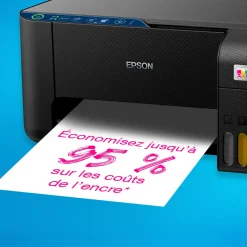 Imprimante multifonction A4 Wi-Fi EcoTank ET-2861 équipée de réservoirs d’encre, avec jusqu’à 3 ans d’encre inclus