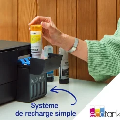 Imprimante multifonction A4 Wi-Fi EcoTank ET-2861 équipée de réservoirs d’encre, avec jusqu’à 3 ans d’encre inclus