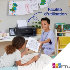 Imprimante multifonction A4 Wi-Fi EcoTank ET-2861 équipée de réservoirs d’encre, avec jusqu’à 3 ans d’encre inclus