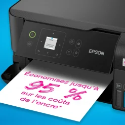 Imprimante multifonction A4 Wi-Fi EcoTank ET-2840 équipée de réservoirs d’encre, avec jusqu’à 3 ans d’encre inclus