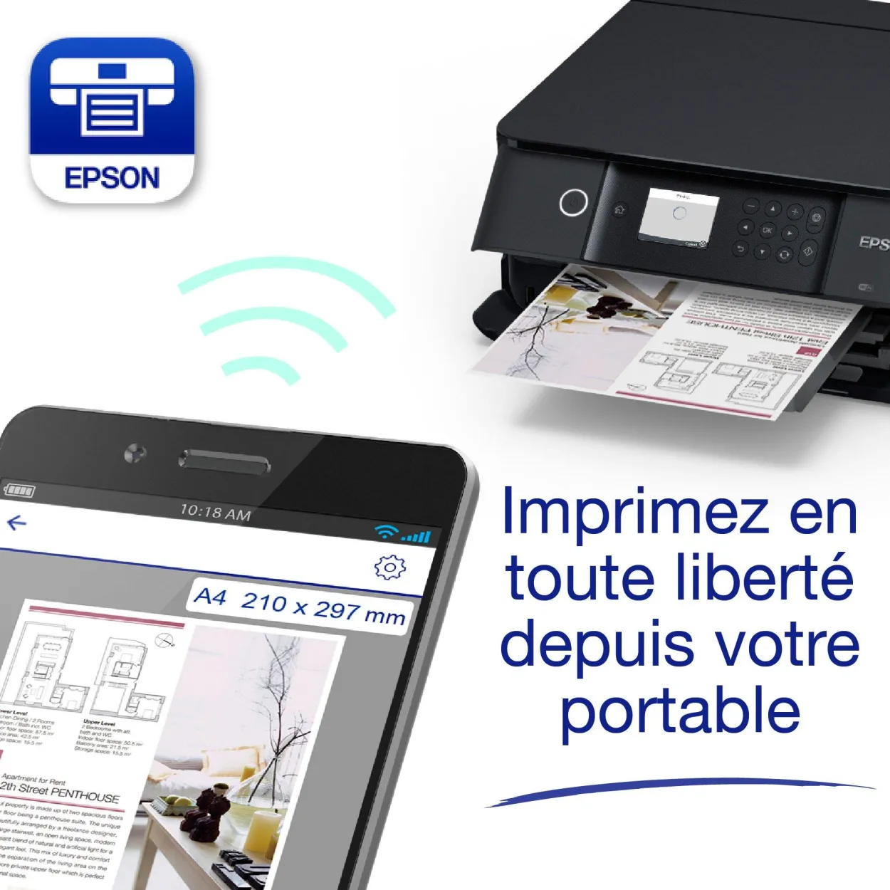 Imprimante multifonction Jet d’Encre A4 Expression Premium XP‑6100