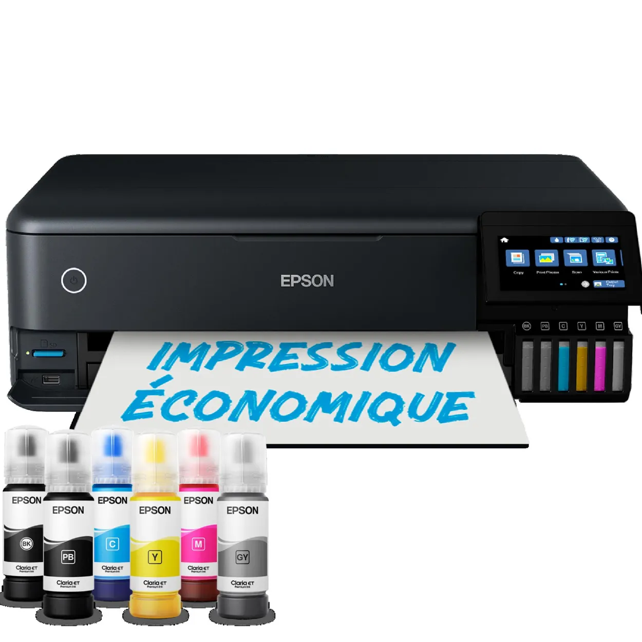 Imprimante photo A3+ EcoTank ET-8550 avec réservoirs d’encre et Wi-Fi