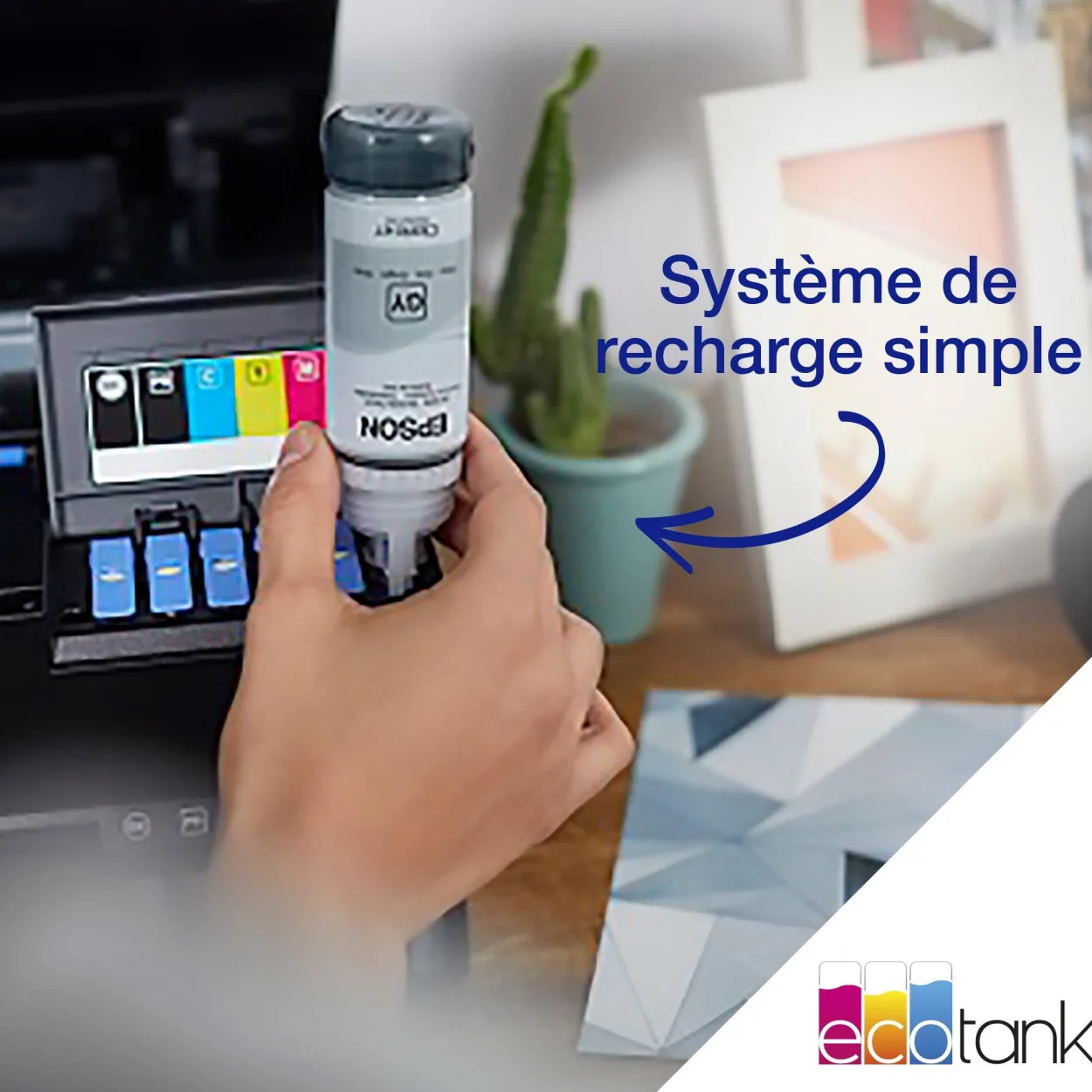 Imprimante photo A3+ EcoTank ET-8550 avec réservoirs d’encre et Wi-Fi