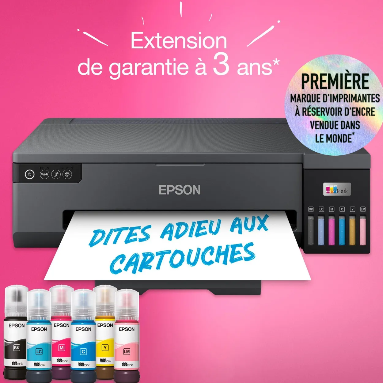 Imprimante photo A3+ EcoTank ET-18100 avec réservoirs d’encre et Wi-Fi