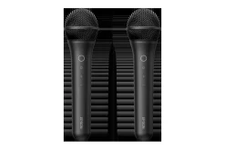 Paire de microphones karaoké sans fil ELPKM01 – Voix cristallines, six modes sonores, jusqu’à 15 heures d’autonomie en continu