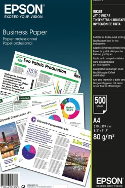 Papier professionnel A4 Jet d’Encre Epson 80 g/m2, 500 feuilles