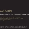 Premium Canvas Satin Roll, 44" x 12,2 m, 350g/m2