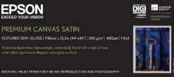 Premium Canvas Satin Roll, 44" x 12,2 m, 350g/m2