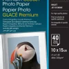 Premium Glossy Photo Paper, 100 x 150 mm, 255g/m2, 40 Sheets