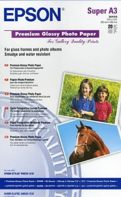Premium Glossy Photo Paper, DIN A3+, 255g/m2, 20 Sheets
