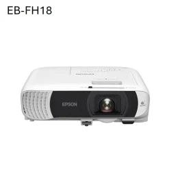 Projecteur à lampe Full HD EB-FH18, Apple AirPlay 2, Wi-Fi, 2 ports HDMI, 4 100 lumens, grande taille d’image jusqu’à 304 pouces (7,72 m)