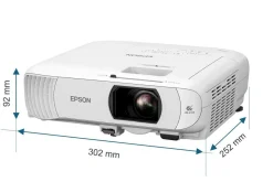 Projecteur à lampe Full HD EH-TW840, 2 ports HDMI, 4 000 lumens, grande taille d’image jusqu’à 337 pouces (8,56 m)