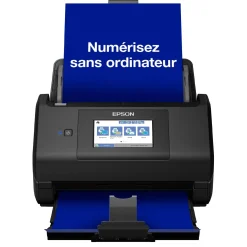 Scanner à défilement recto verso A4 WorkForce ES-580W avec Wi-Fi et écran tactile facile à utiliser