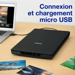 Scanner à plat de documents et de photos A4 Perfection V39II avec pied